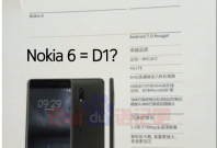 Nokia 6 aka Nokia D1