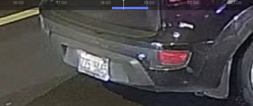 The Wieners Circle also posted a photo of the license plate, which they believed belonged to the man The Wieners Circle also posted a photo of the license plate, which they believed belonged to the man