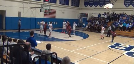A video showed the crowd hurling racial taunts while a black player was shooting free throws