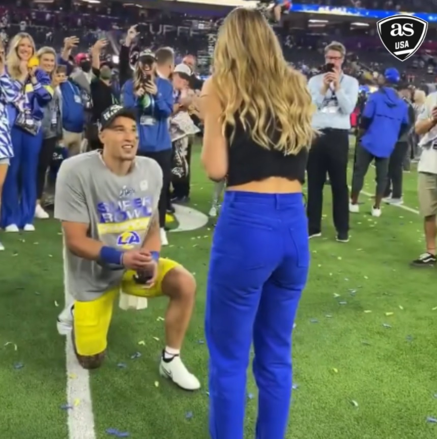 Rams safety Taylor Rapp proposes to girlfriend Dani Johnson after