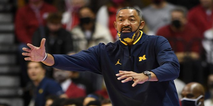 University of Michigan men's basketball coach Juwan Howard University of Michigan men's basketball coach Juwan Howard