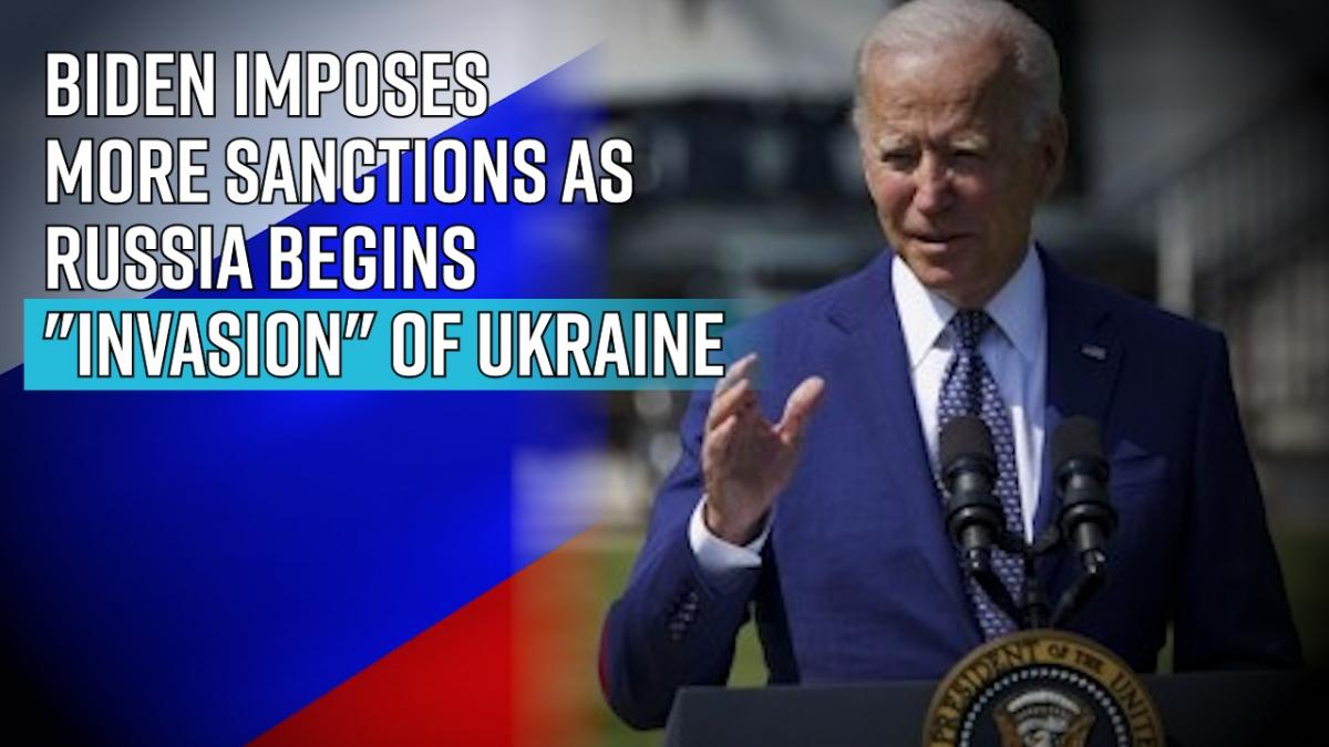 Russia Retaliates Against The West Slaps Personal Sanctions On   Us Reaction Biden Imposes More Sanctions As Russia Begins Invasion Of Ukraine 