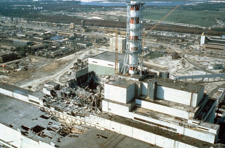 Damages at the nuclear plant in Chernobyl