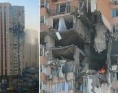 Building in Kyiv hit by Russian Missile 