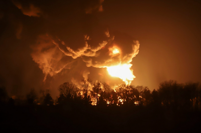 Explosion in Vasylkiv