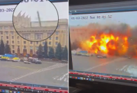 Kharkhiv's regional administration building bombed