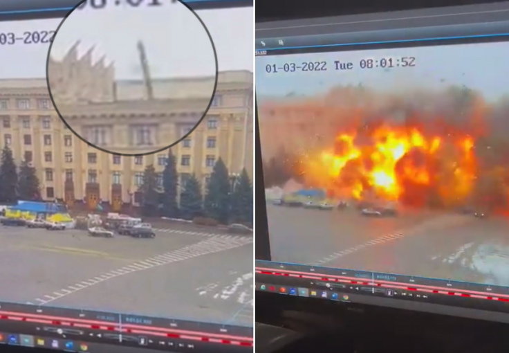 Kharkhiv's regional administration building bombed