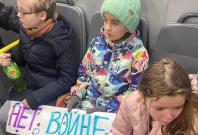 Russian children detained