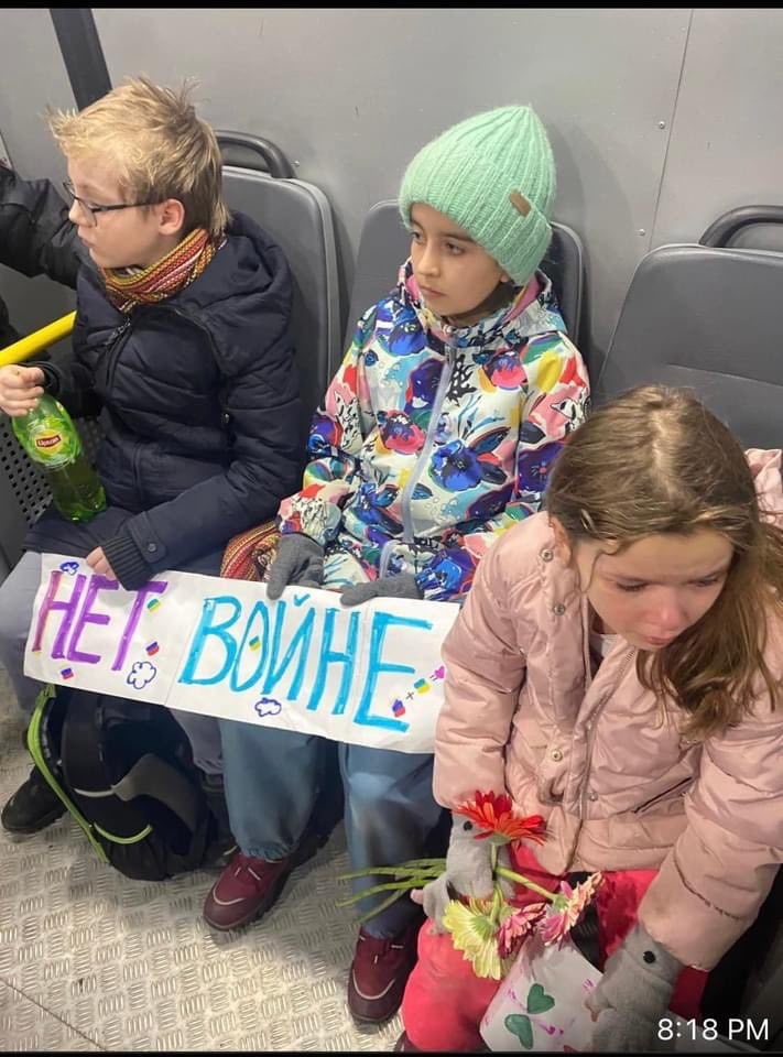 Russian children detained