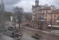 Russian tanks Kherson 