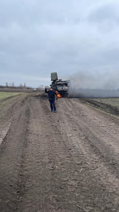 Farmer with Pantsir-C