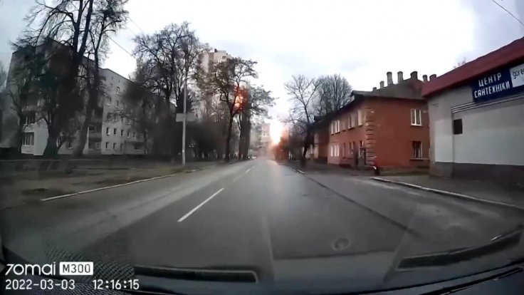 Ukraine War: Dashcam Captures Chilling Moment Barrage of Russian ...