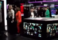 The entire staff of TV Rain staged a walk-off during a live stream with their last words 'no war'