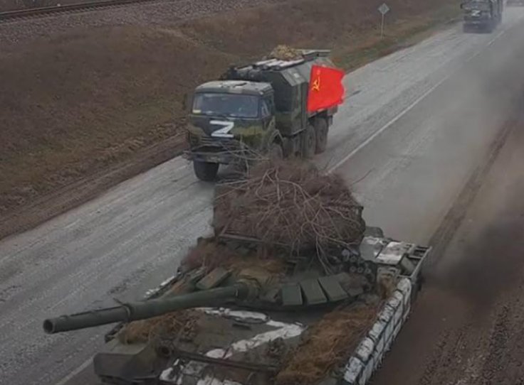 Russian vehicle Soviet Flag