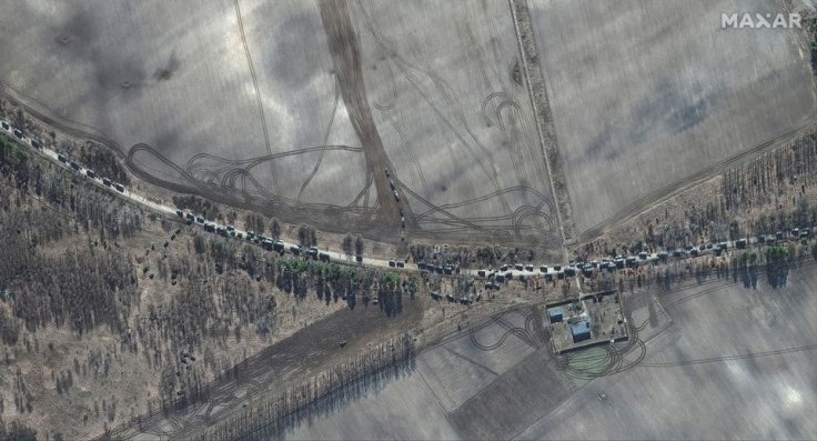 Russian troops convoy Russian troops convoy