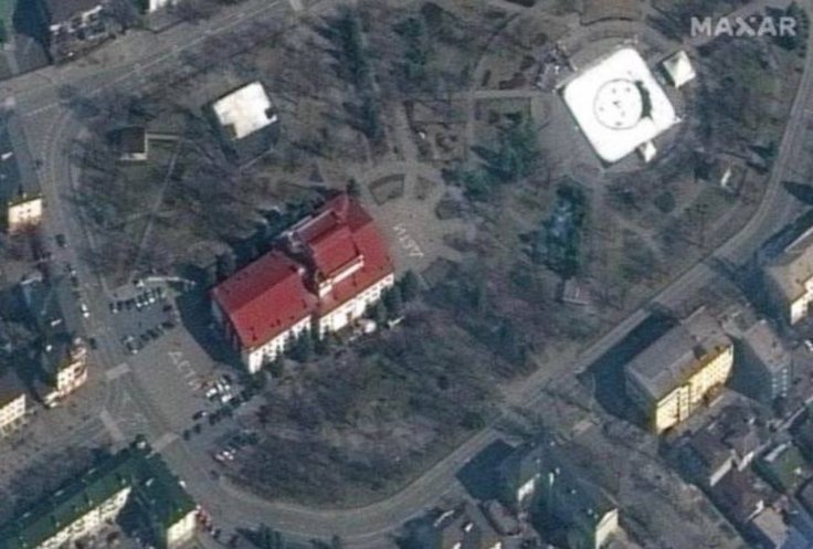 Mariupol theatre satellite 