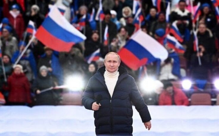 Putin at the Moscow stadium 