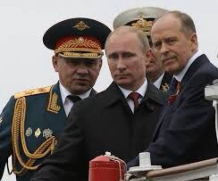 Vladimir Putin with Oleksandr Bortnikov 