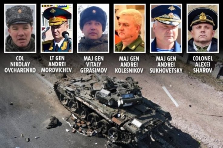 Russian generals killed Russian generals killed