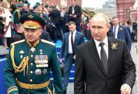 Sergei Shoigu with Putin