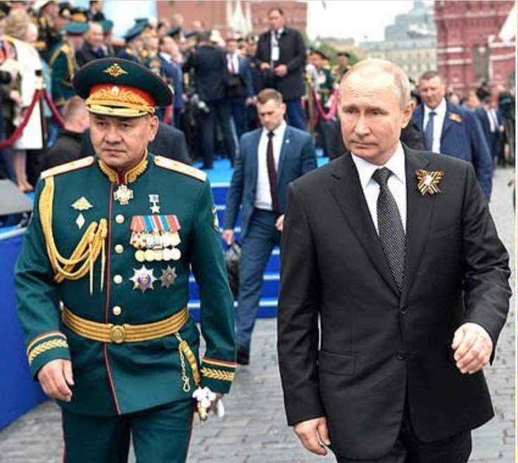 Sergei Shoigu with Putin