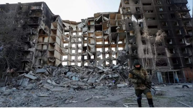 Red Cross building in Mariupol