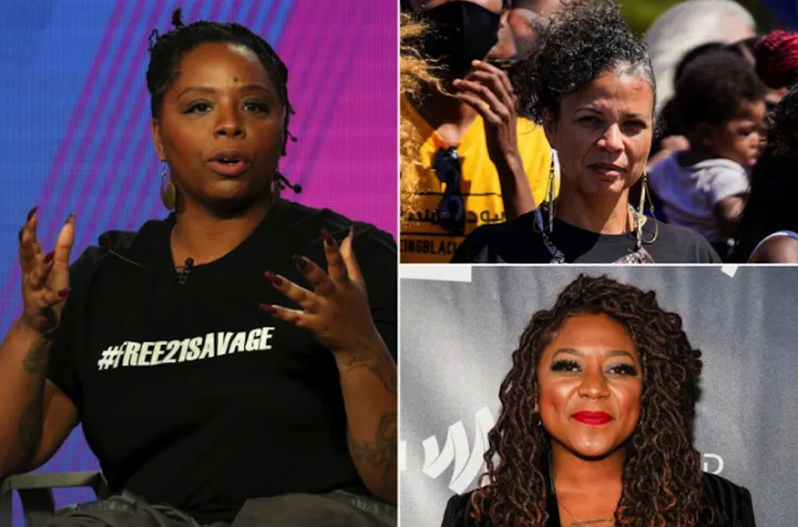 Patrisse Cullors, Melina Abdullah and Alicia Garza Patrisse Cullors, Melina Abdullah and Alicia Garza