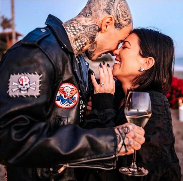 Kourtney Kardashian and Travis Barker