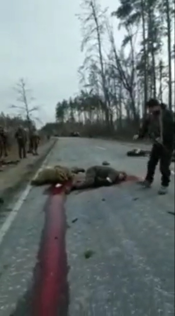 Russian soldier executed Russian soldier executed