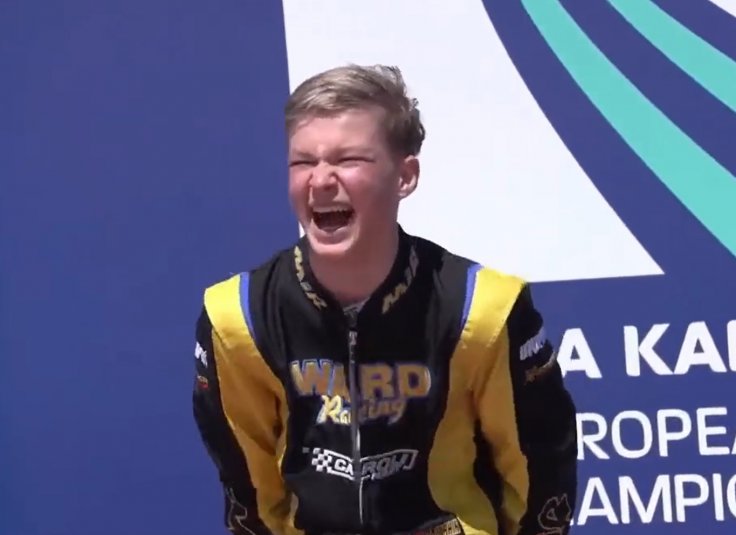 Artem Severiukhin laughing