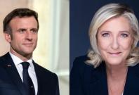 Emmanuel Macron and Marine Le Pen 