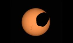 Solar Eclipse on Mars
