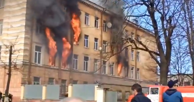 Fire at Russia's Defense Ministry building