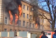 Fire at Russia's Defense Ministry building