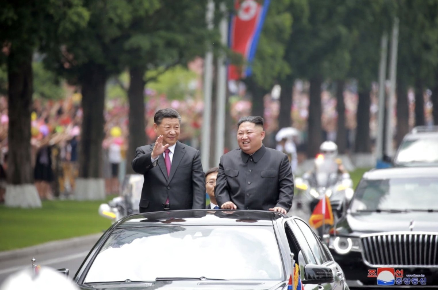 North Korea and China 