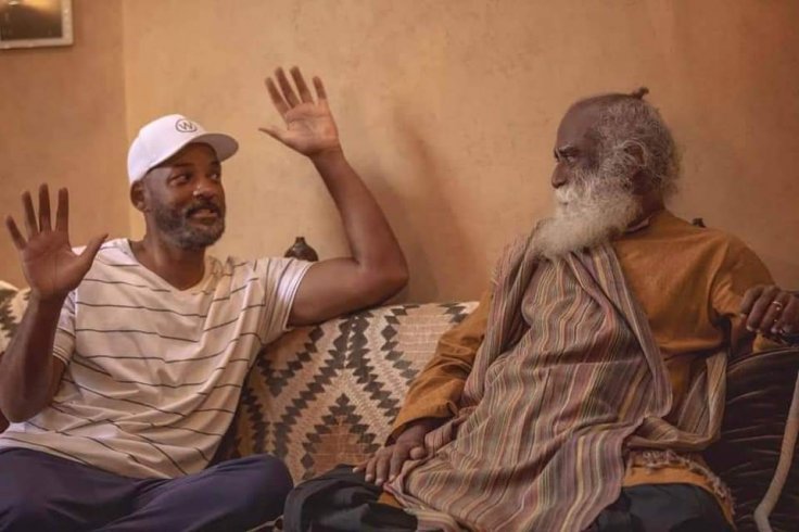 Will Smith with Sadhguru in 2020