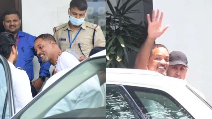 Will Smith arrives at Mumbai airport