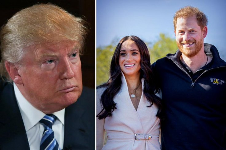 Donald Trump, Prince Harry and Meghan Markle