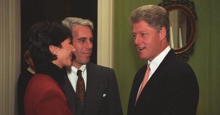 Bill Clinton with Epstein and Maxwell