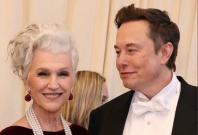 Maye Musk with Elon Musk