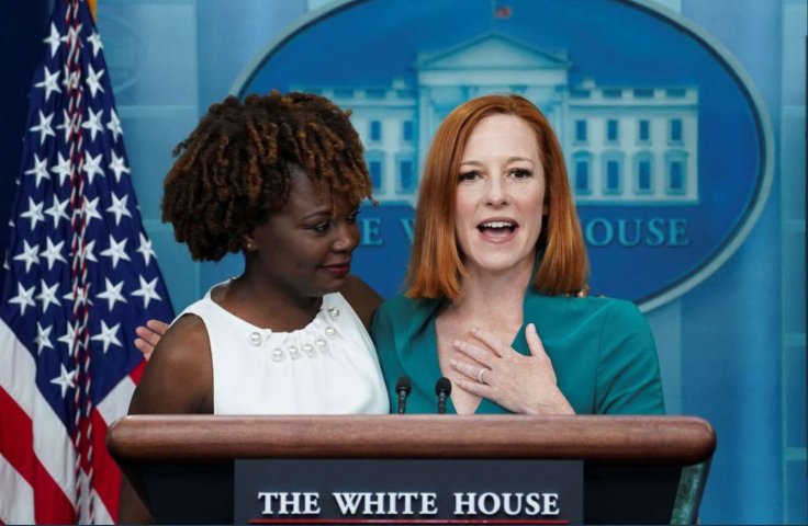 Karine Jean-Pierre and Jen Psaki