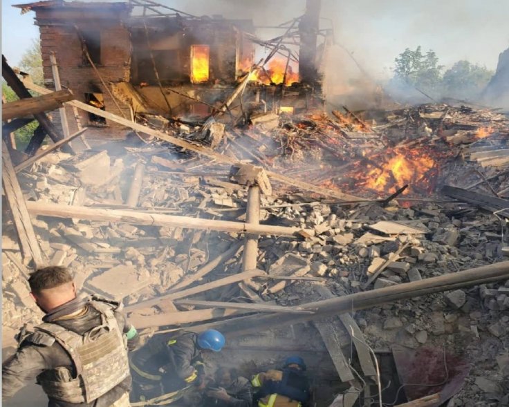 Russia bombed a School in Lushank. Russia bombed a School in Lushank.