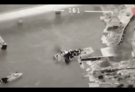 Ukraine's TB2 drone destroys Russia's landing ship