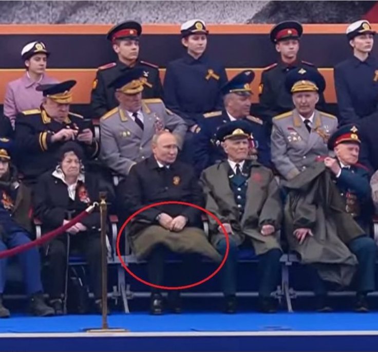 Putin with blanket Putin with blanket
