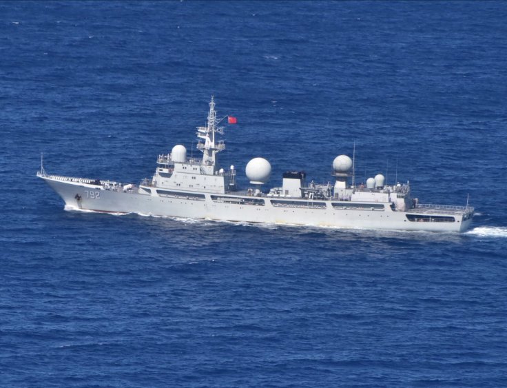 China's 420ft Dongdiao class auxiliary intelligence ship Haiwangxing