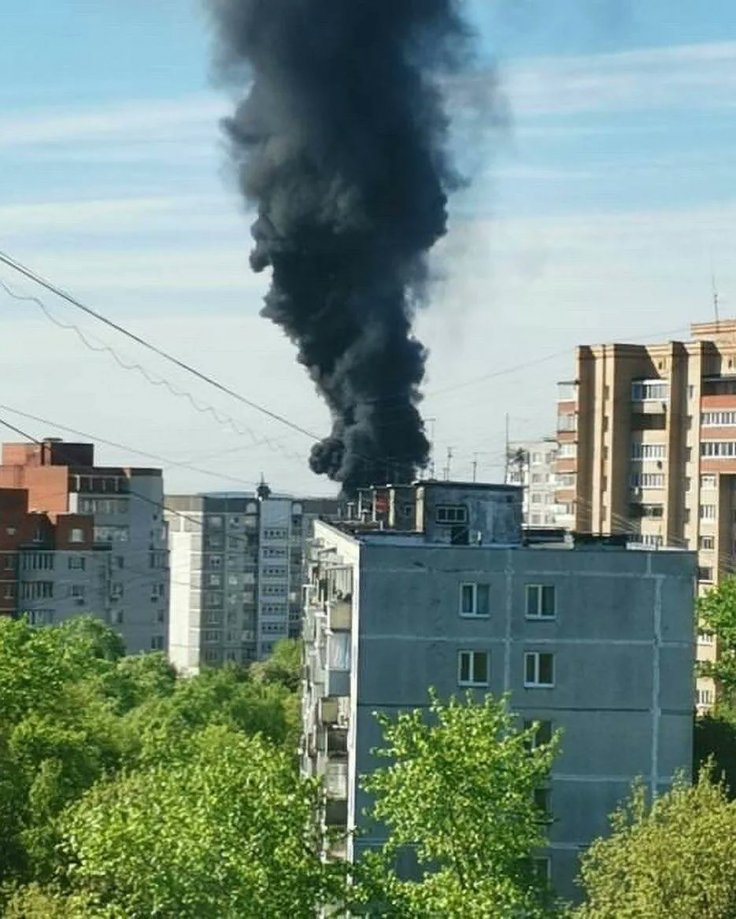 Fire at Russia'sCentral Aerohydrodynamic Institute in Zhukovsky