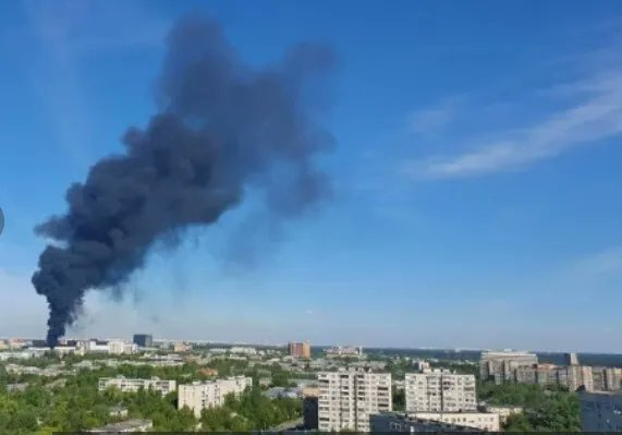 Fire at Russia'sCentral Aerohydrodynamic Institute in Zhukovsky