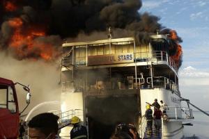Philippine ferry fire
