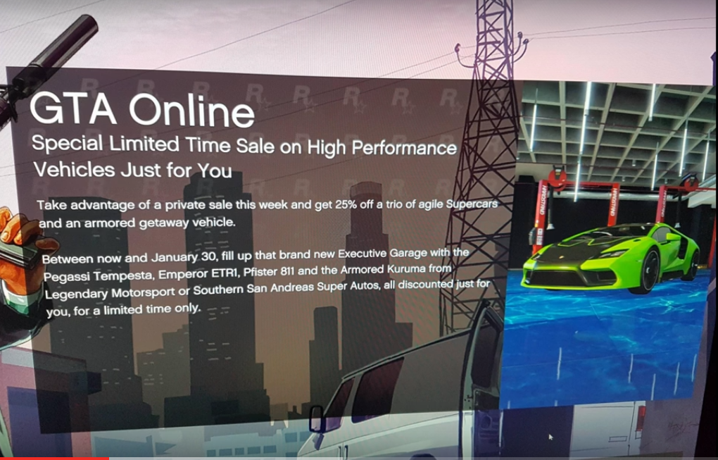 Gta 5 Online Rockstar Giving Away Secret Discounts To Select