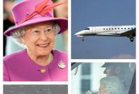 Plane of Queen Elizabeth II was caught in a lightning storm and circled over London for 15 minutes 
